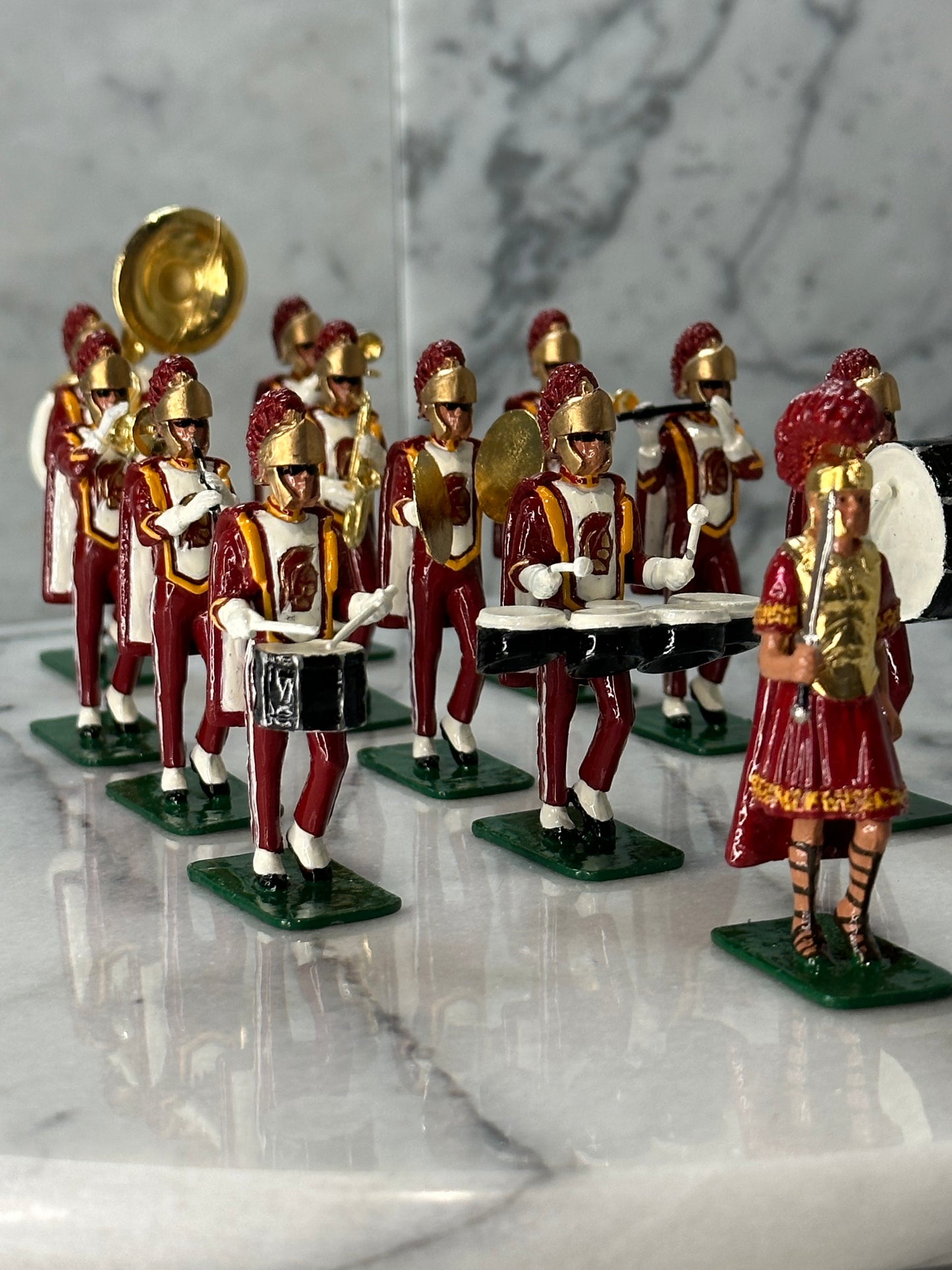 USC toy miniature marching band.