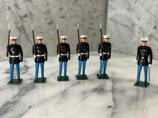 Collectible toy soldier army men United States Marine Corps.