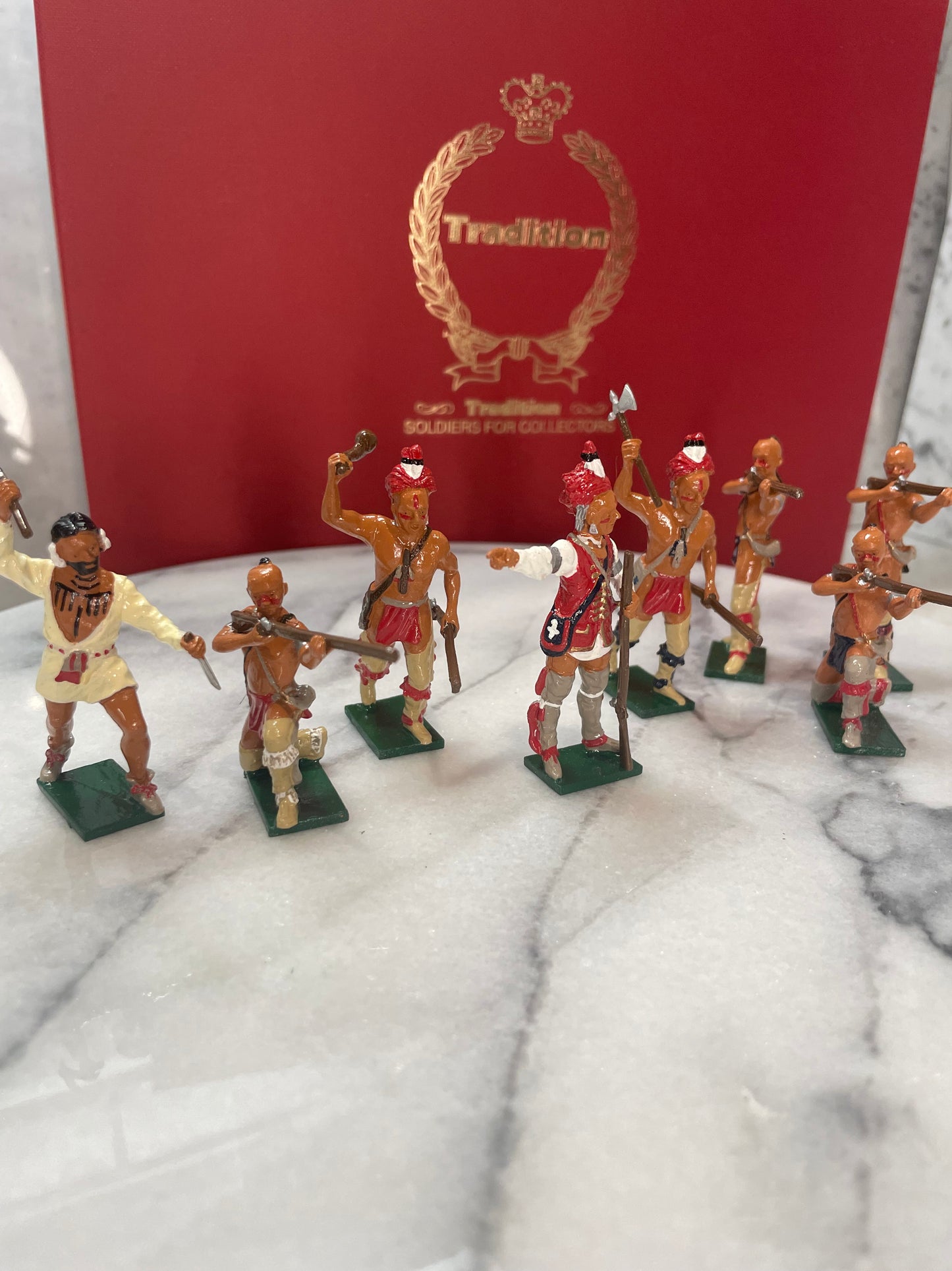 Packaging for woodland indian toy soldiers