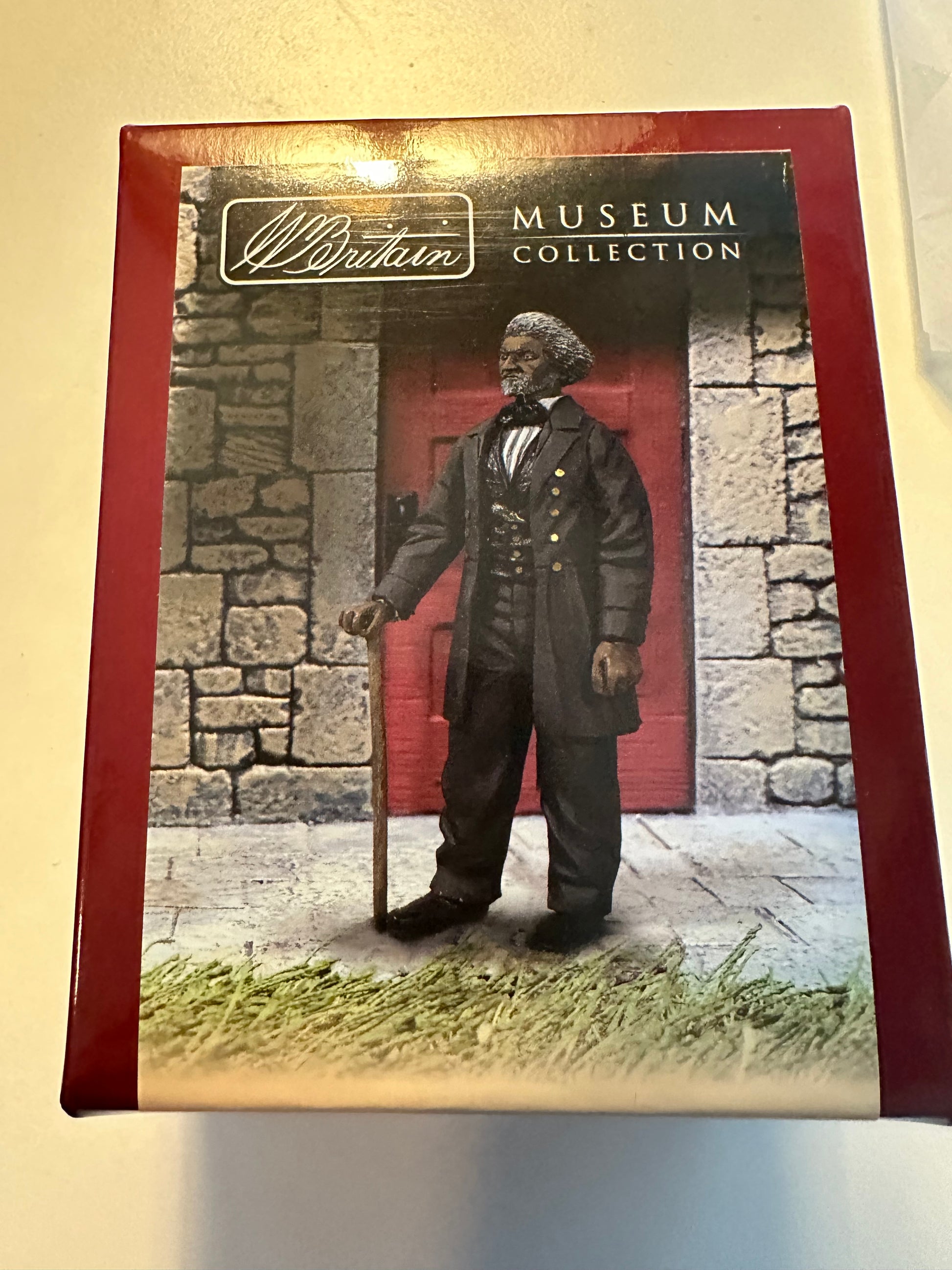 Box for Collectible toy soldier Frederick Douglas