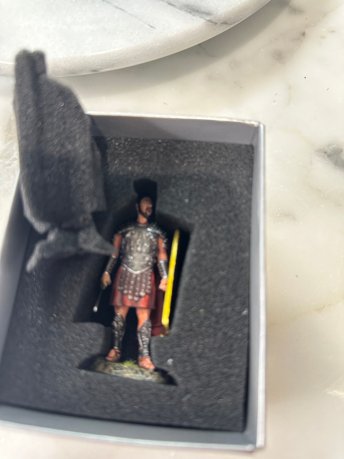 Packaging for Collectible toy soldier miniature army men The Iberian General.