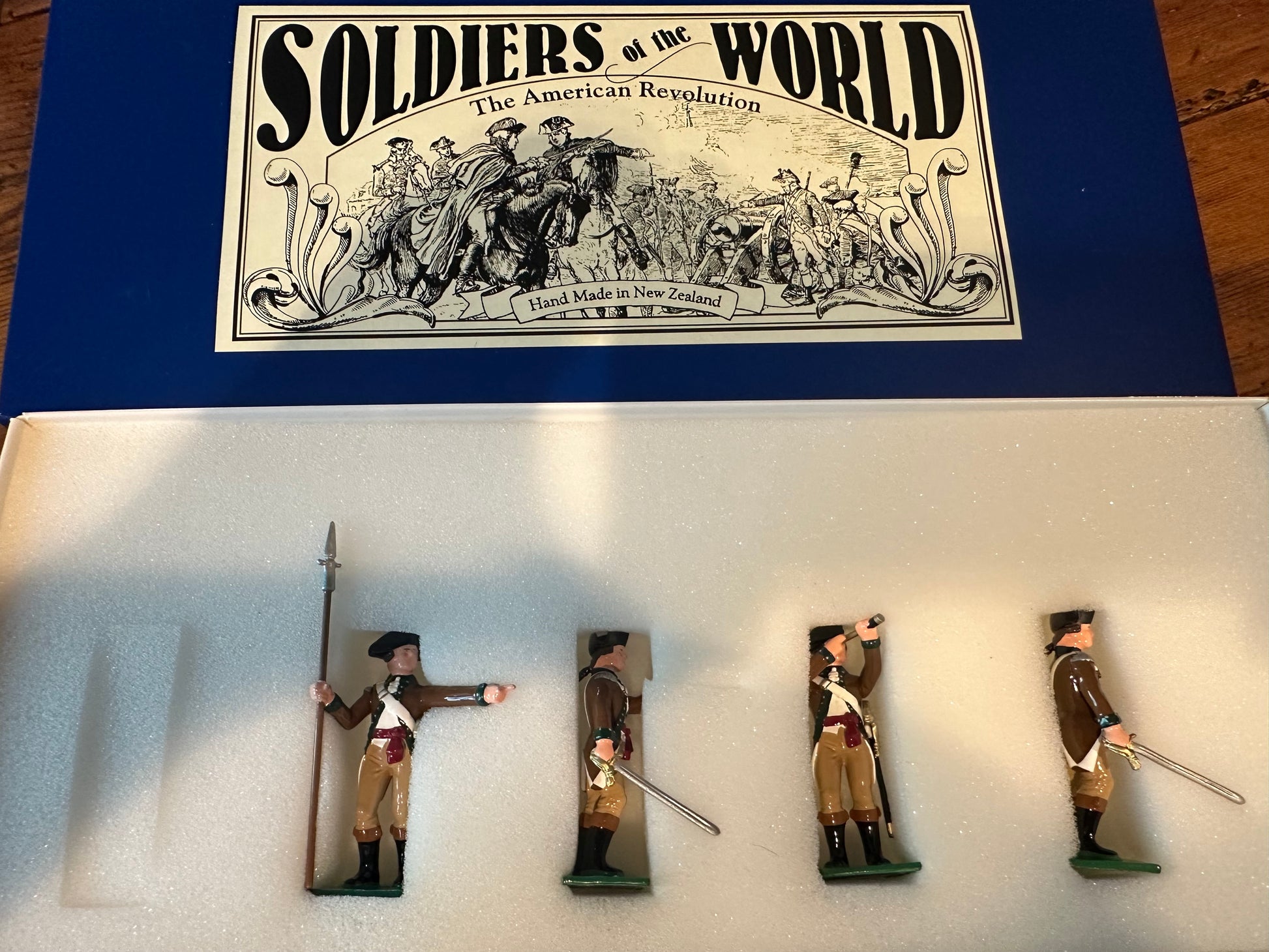 Packaging for Collectible toy soldier miniature army men Pennsylvania State Marines figurines.