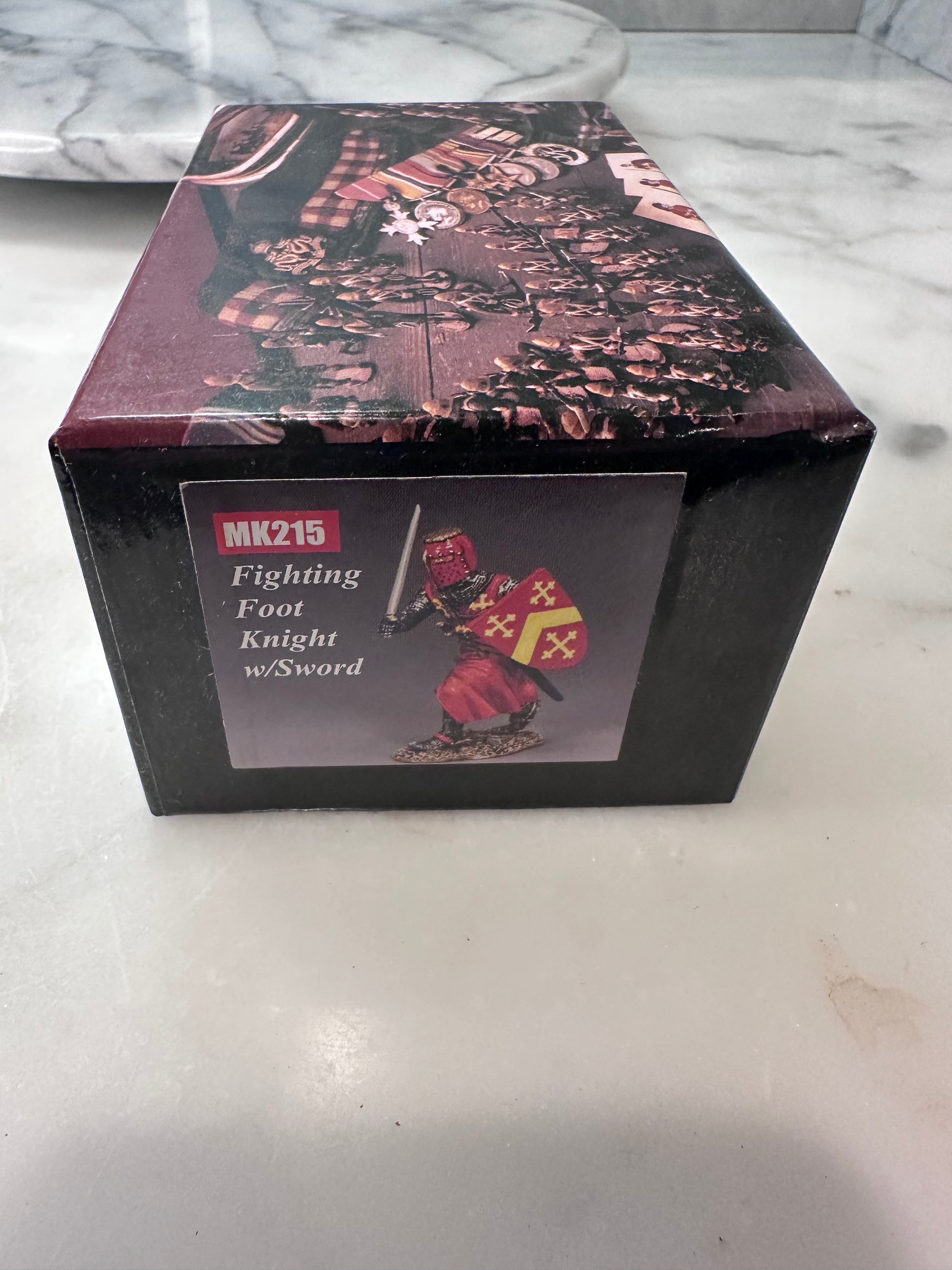 Box for fighting foot knight crusader.