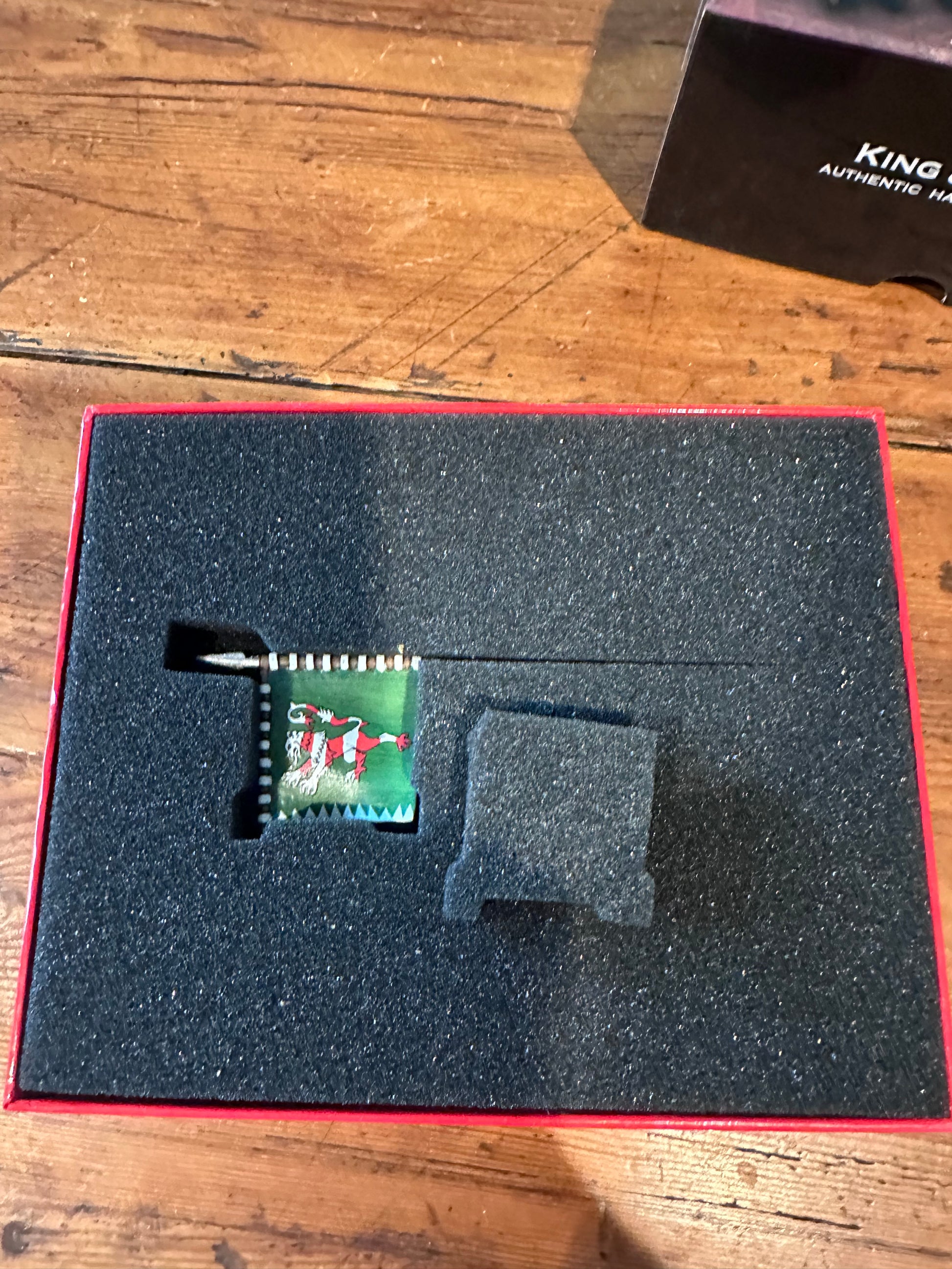 The Green Knight Toy soldier packaging.