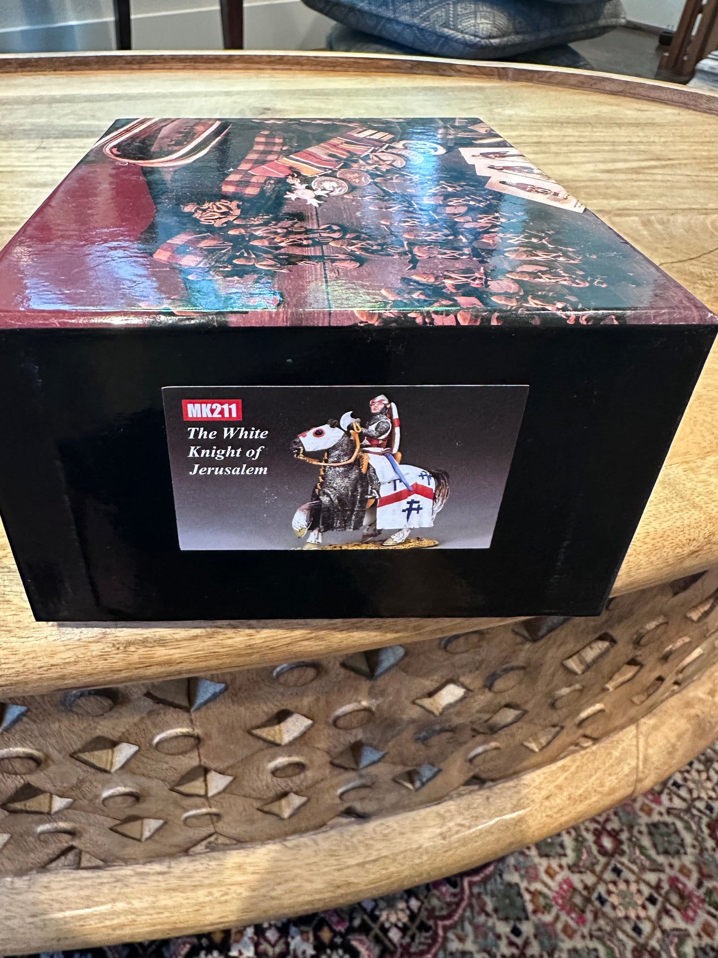 Packaging box for The White Swabian Knight.