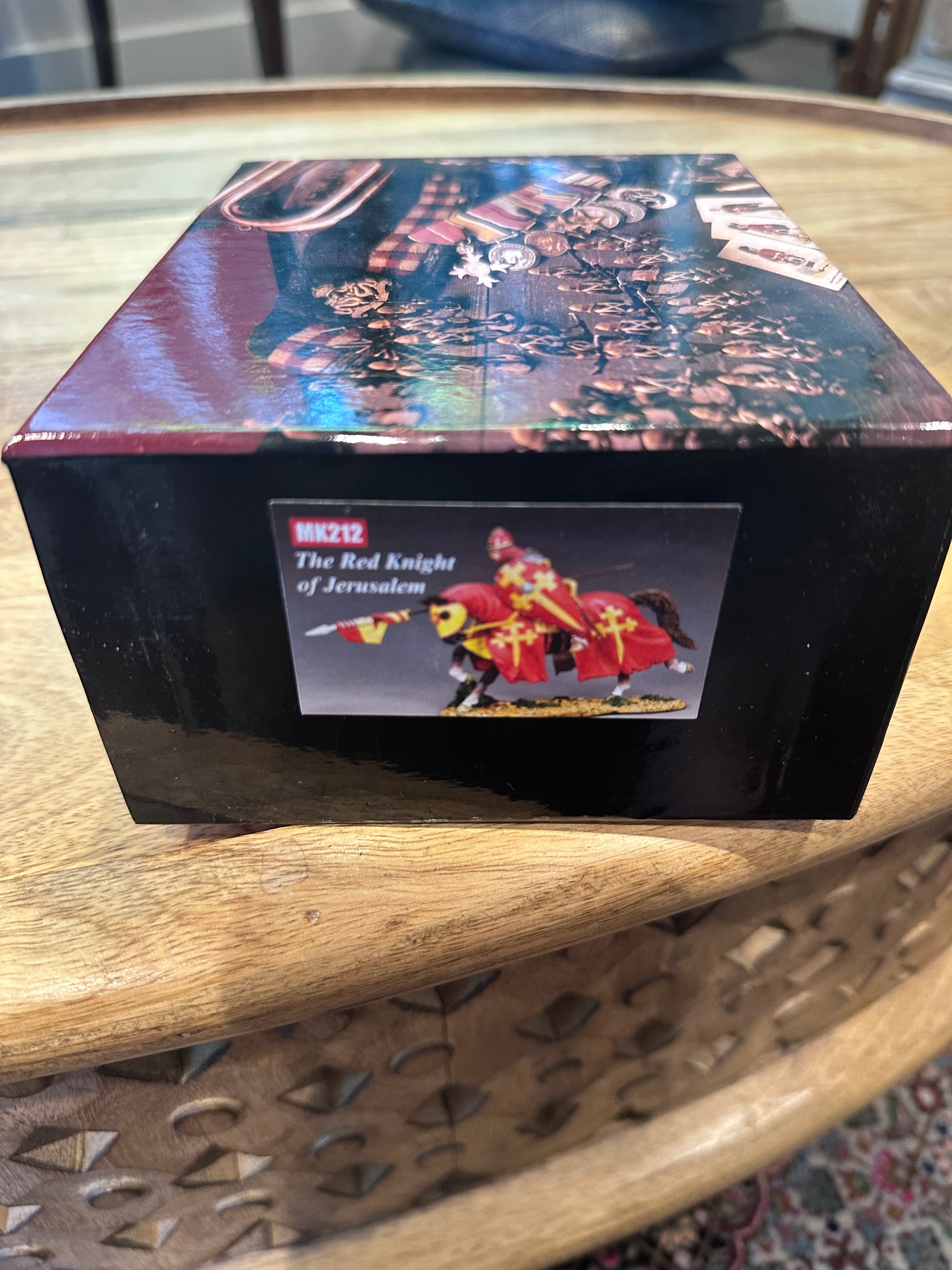 Toy Soldier The Red Swabian Knight packaging box.