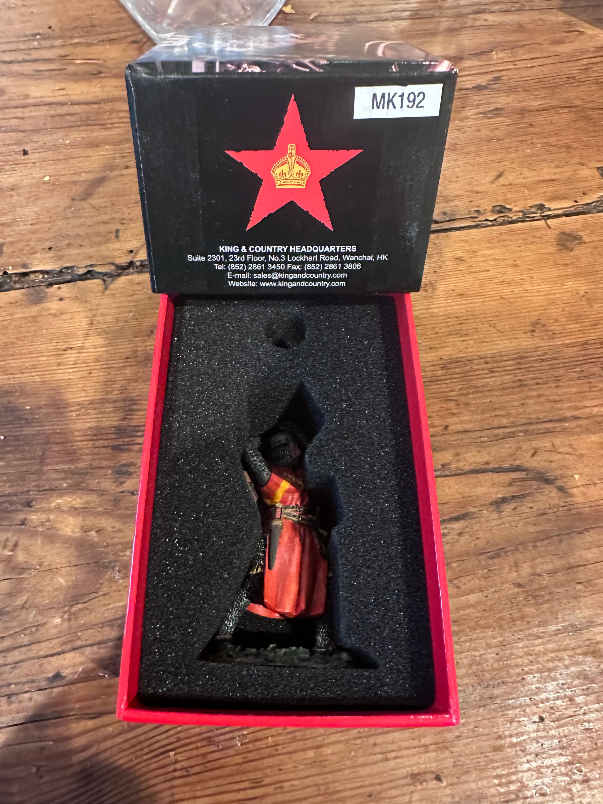 The Axeman Cometh presented in a classic red collector's box.