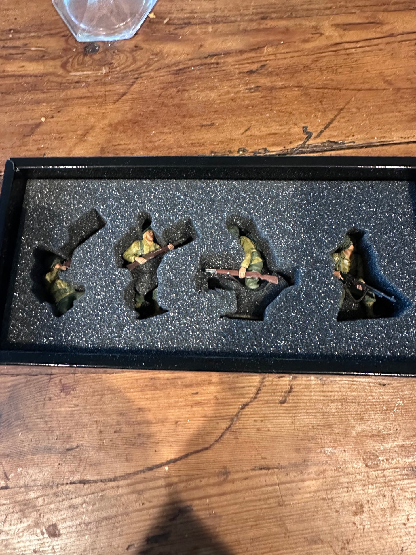 Packaging for toy soldier set.