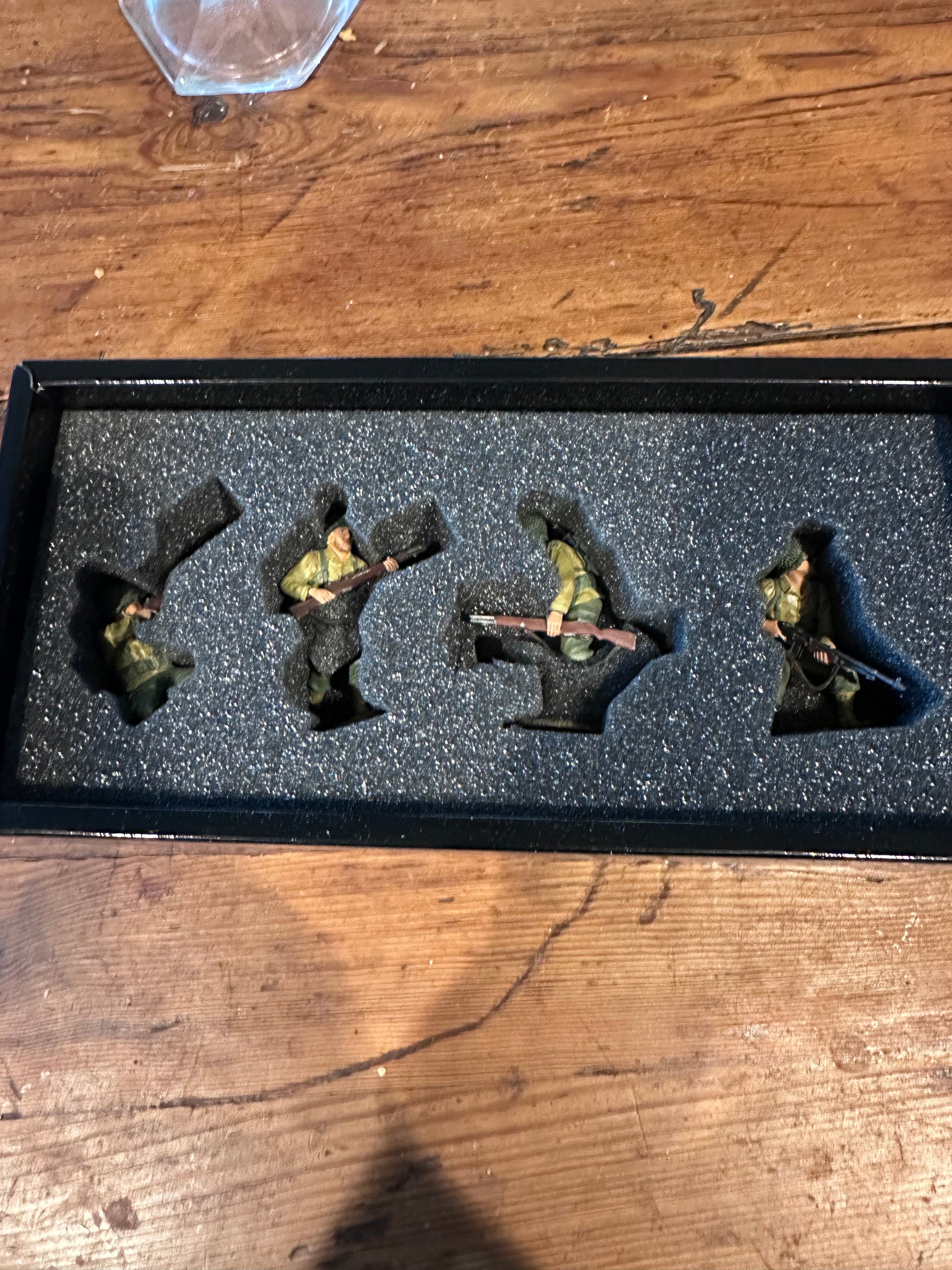 Packaging for toy soldier set.