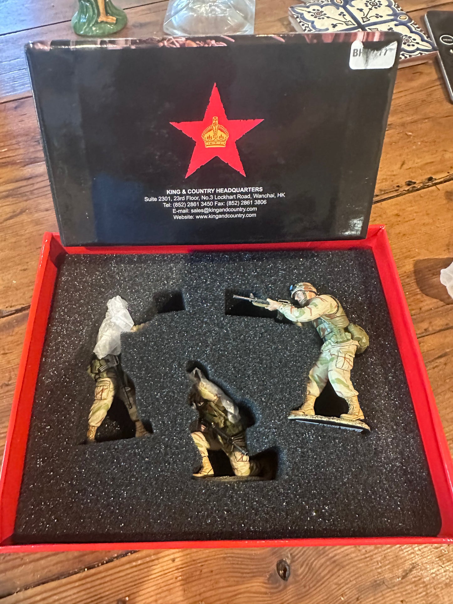 Ranger Fire Team presented in a classic red collector box.