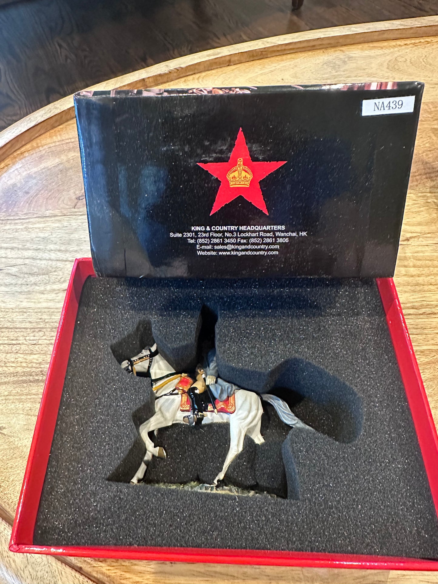 Napoleon Bonaparte presented in a classic collector's box.