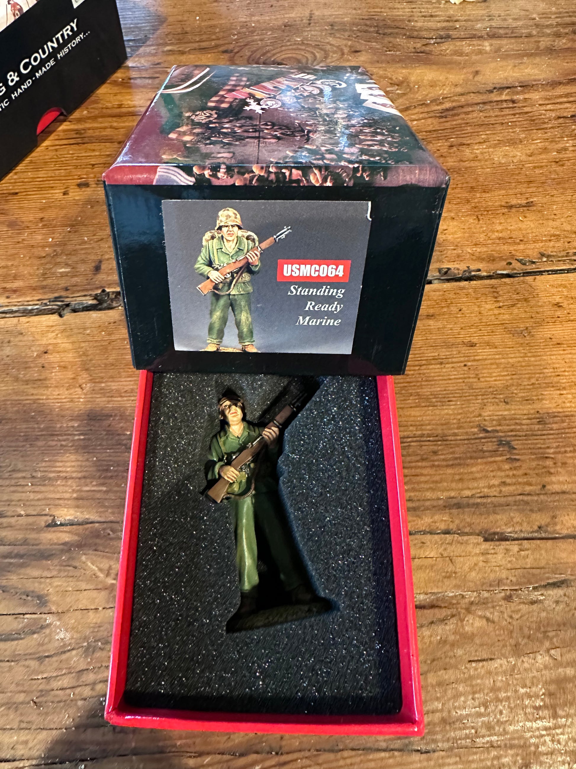 Presented in a classic red collector's box.