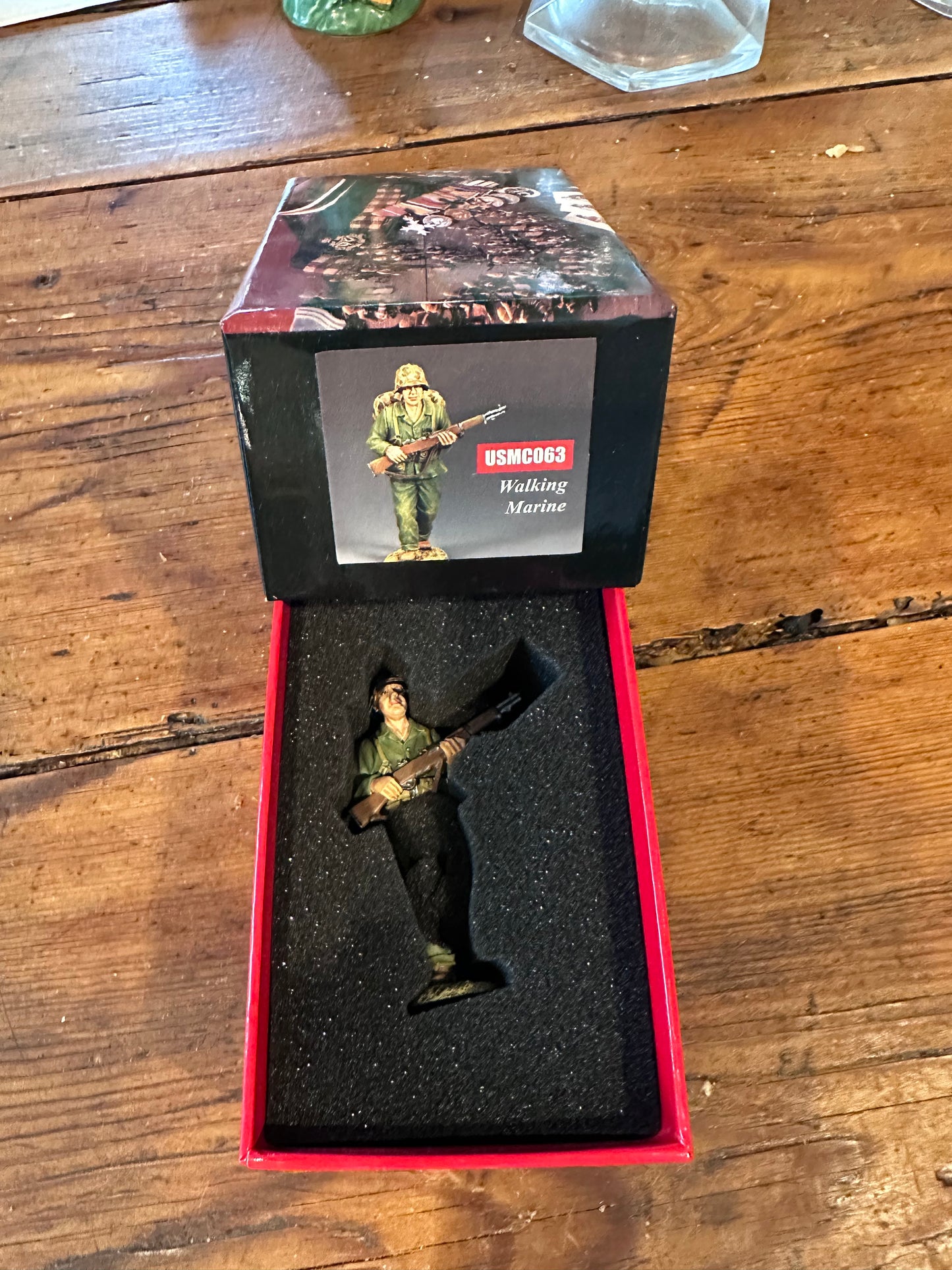 Walking Marine. Presented in a classic red collector's box.