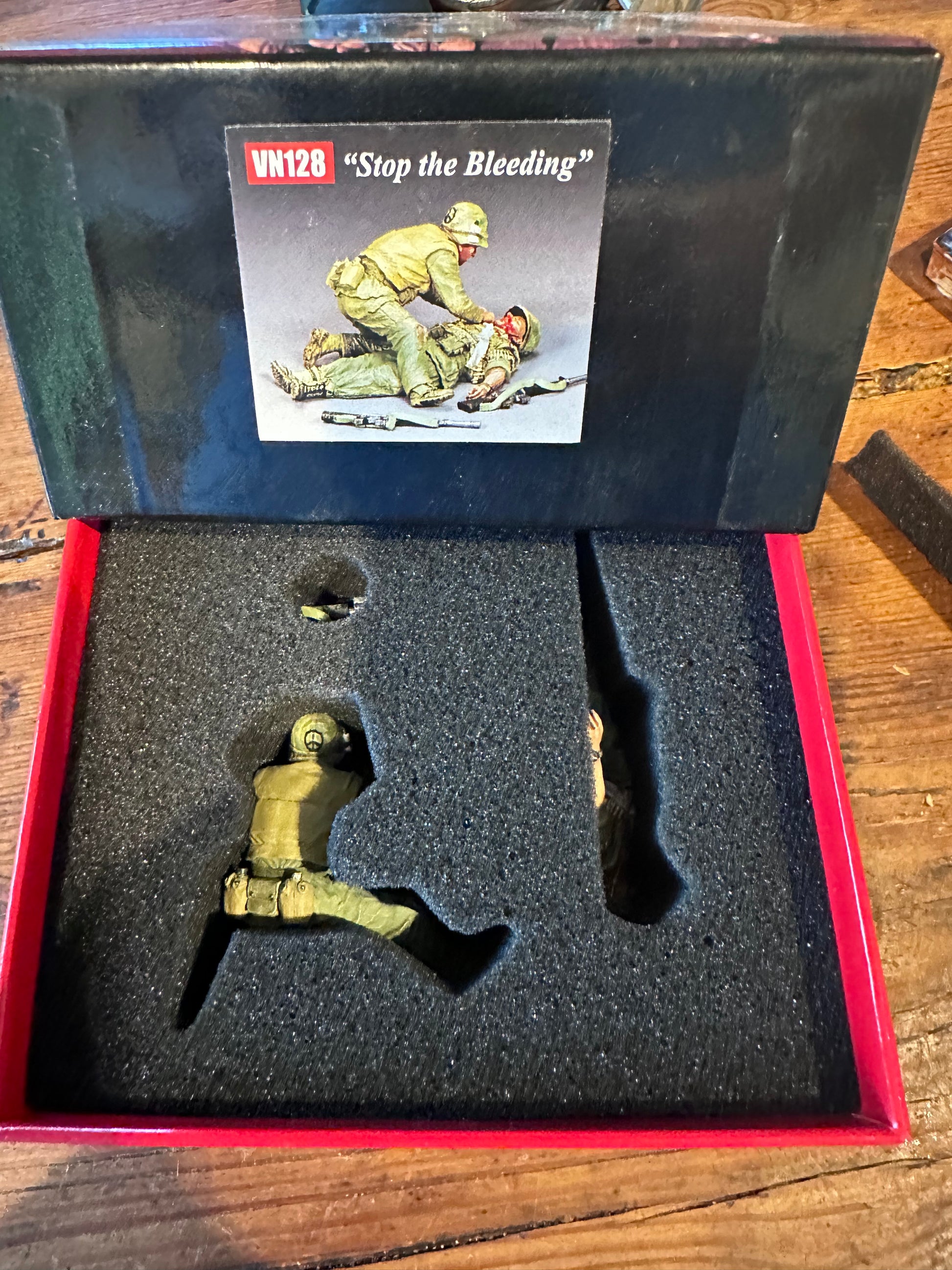 Wounded! Presented in a classic red collectors box.