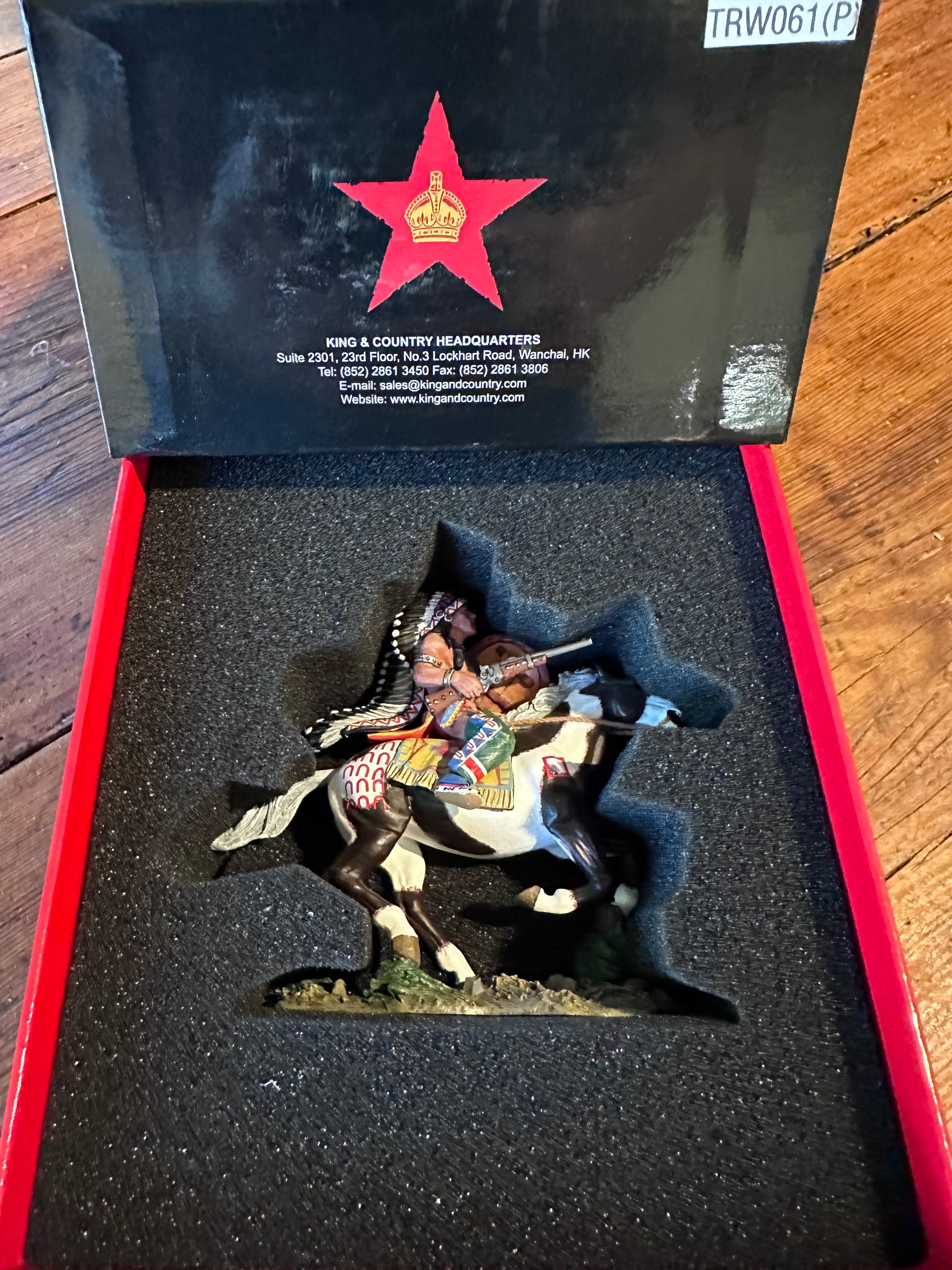 Little Wolf presented in a classic red collectors box.
