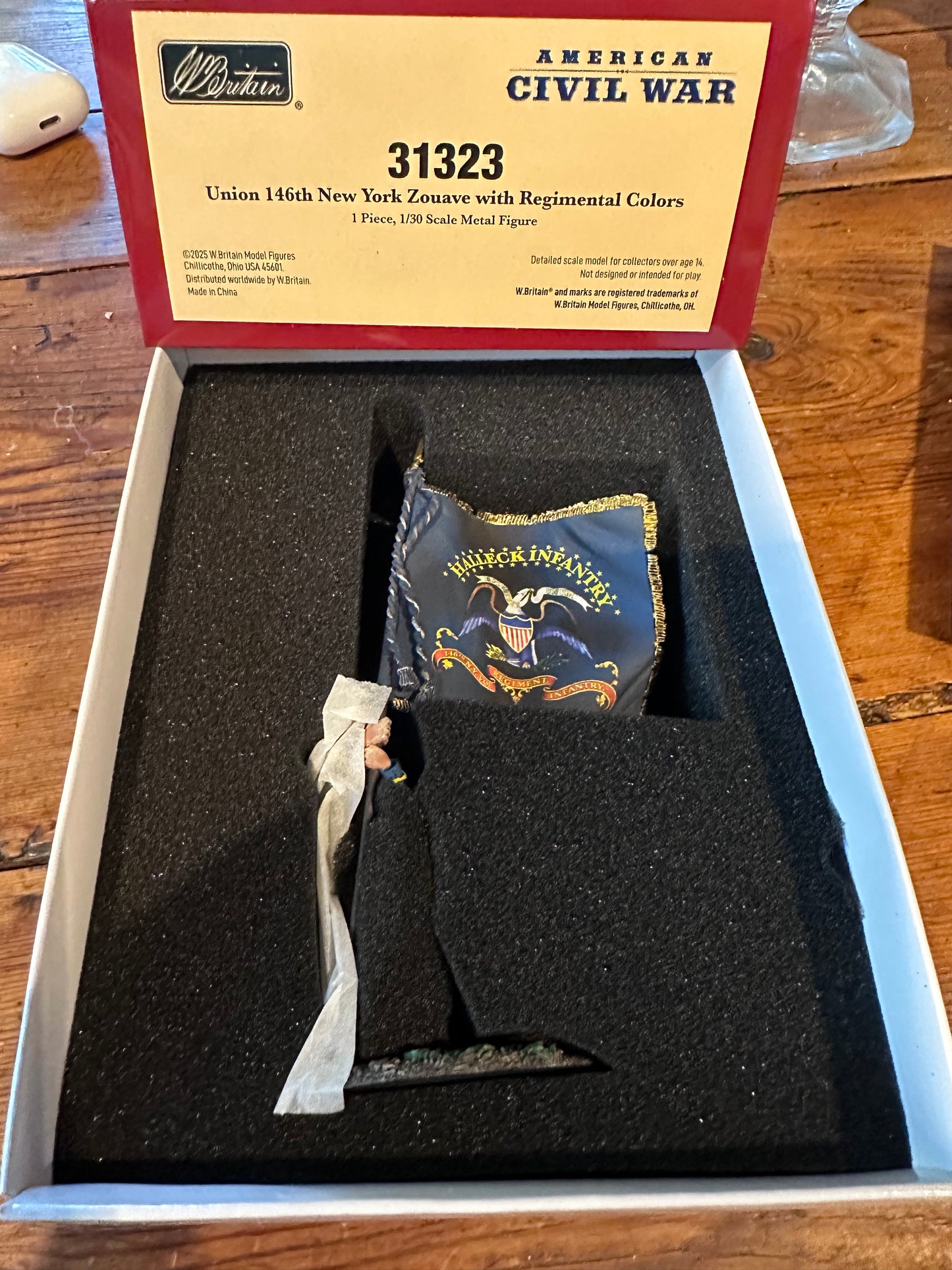 New York Zouave with Regimental package in collector box.