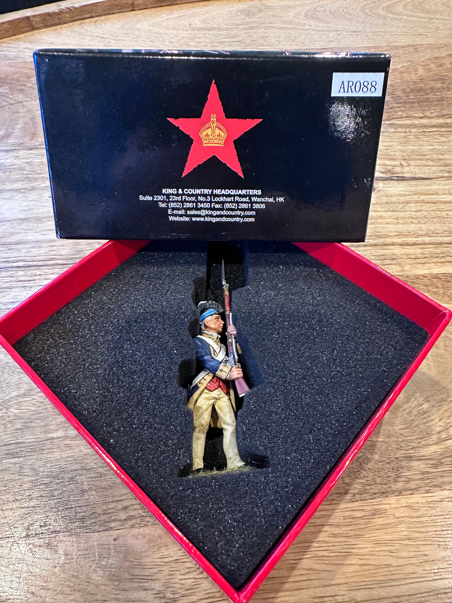 W.G.C. Present Arms! presented in a classic red collectors box.