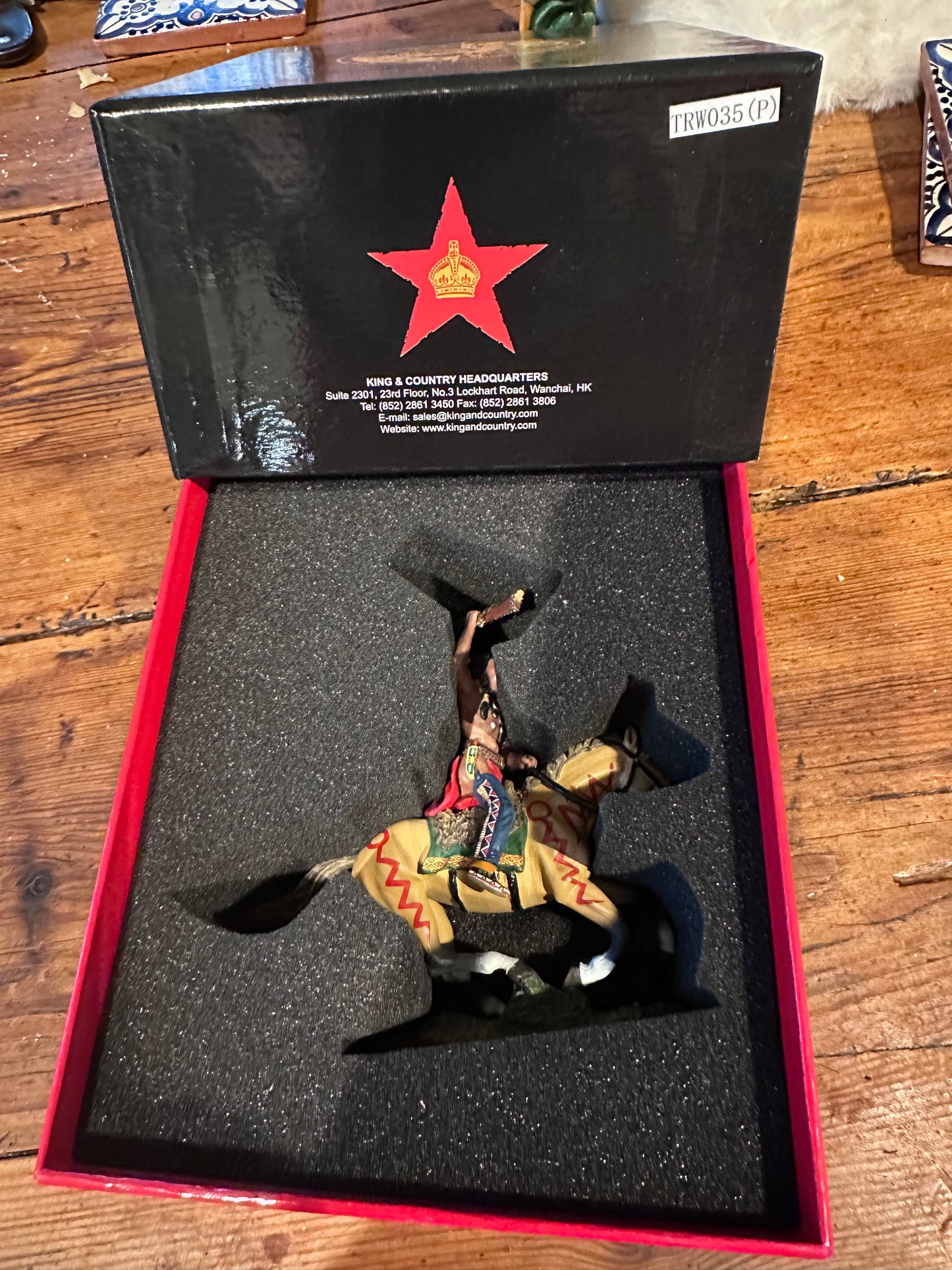 Crazy Horse packaged in a classic collectors box.