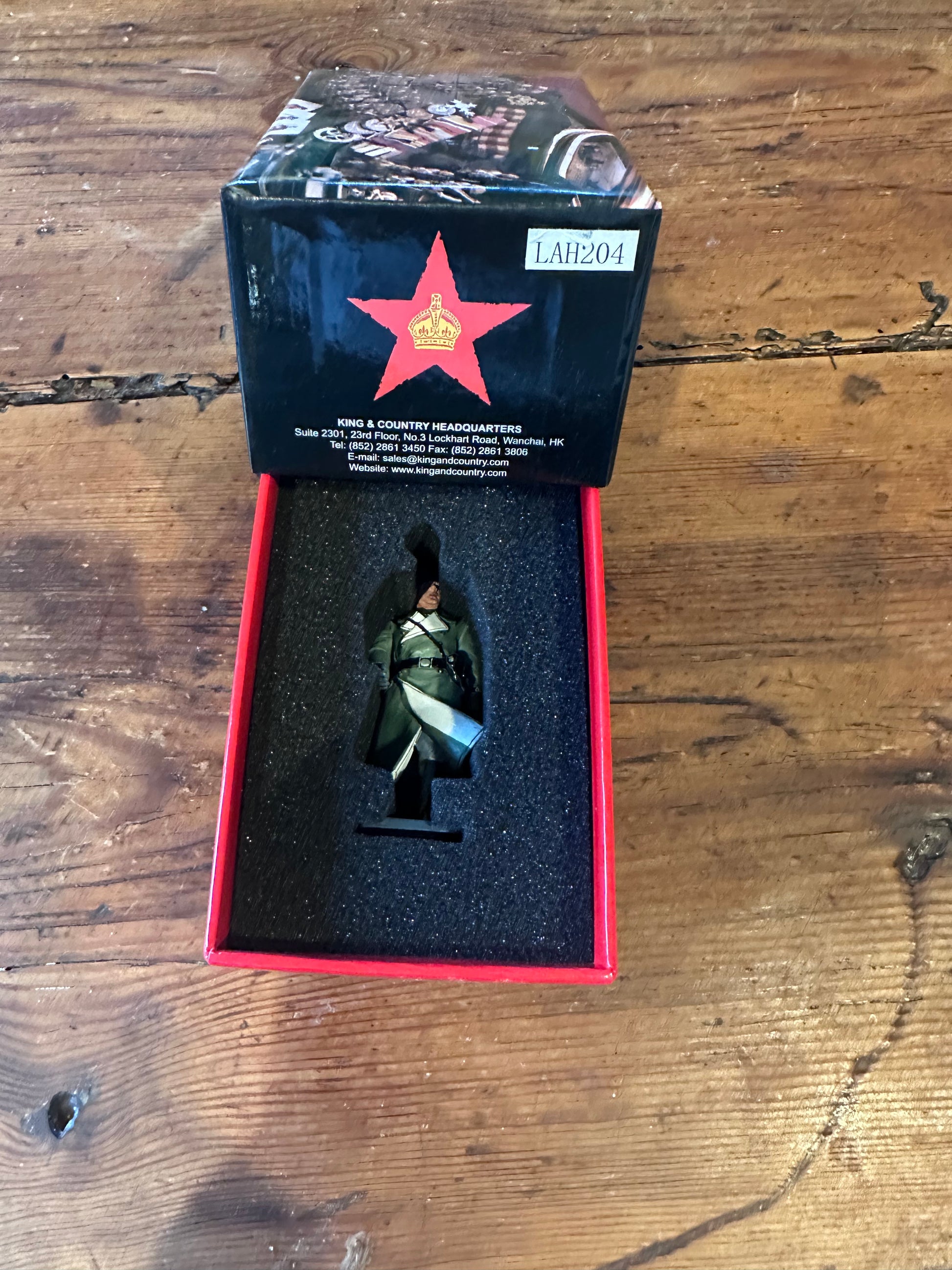 Oberst gruppenfuhrer 'Sepp' Dietrich presented in a classic red collectors box.