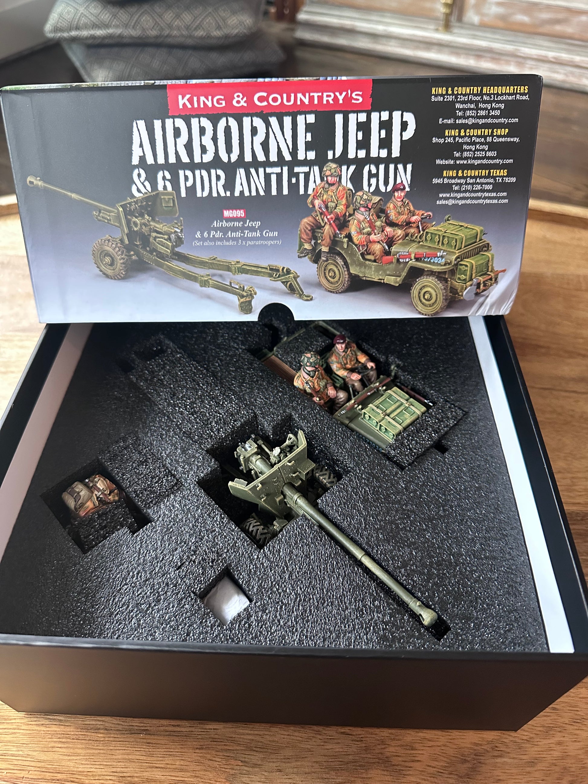The Airborne Jeep & 6 Pdr. Anti-Tank Gun | King & Country MG095 – Breagans
