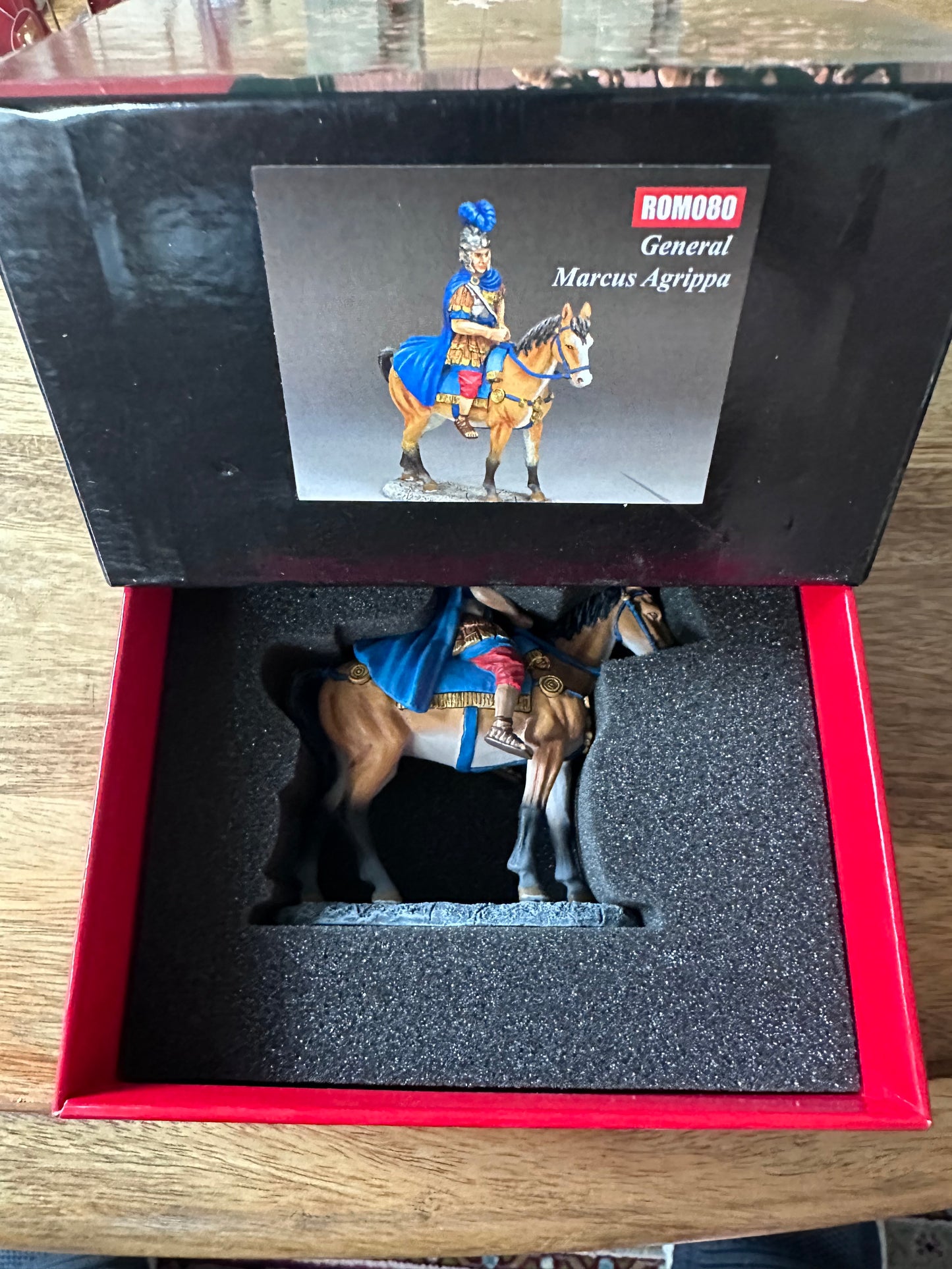 General Marcus Agrippa packaged in a classic red collectors box