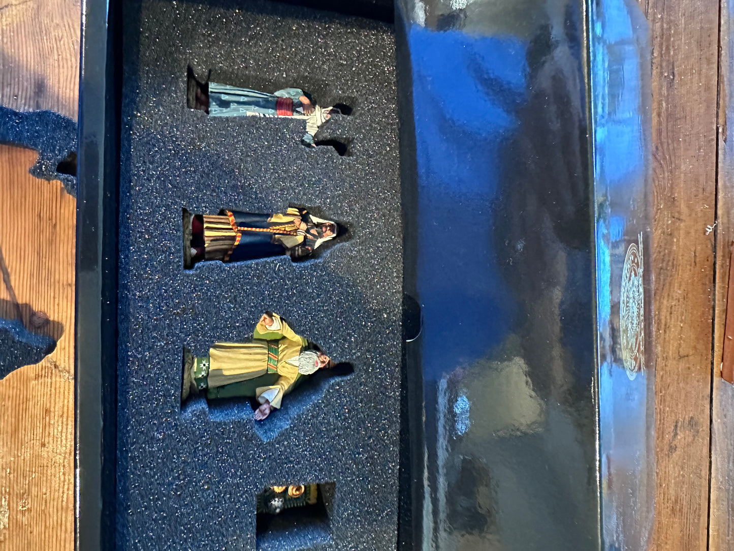 Packaging for The Three Wise Men biblical figurines
