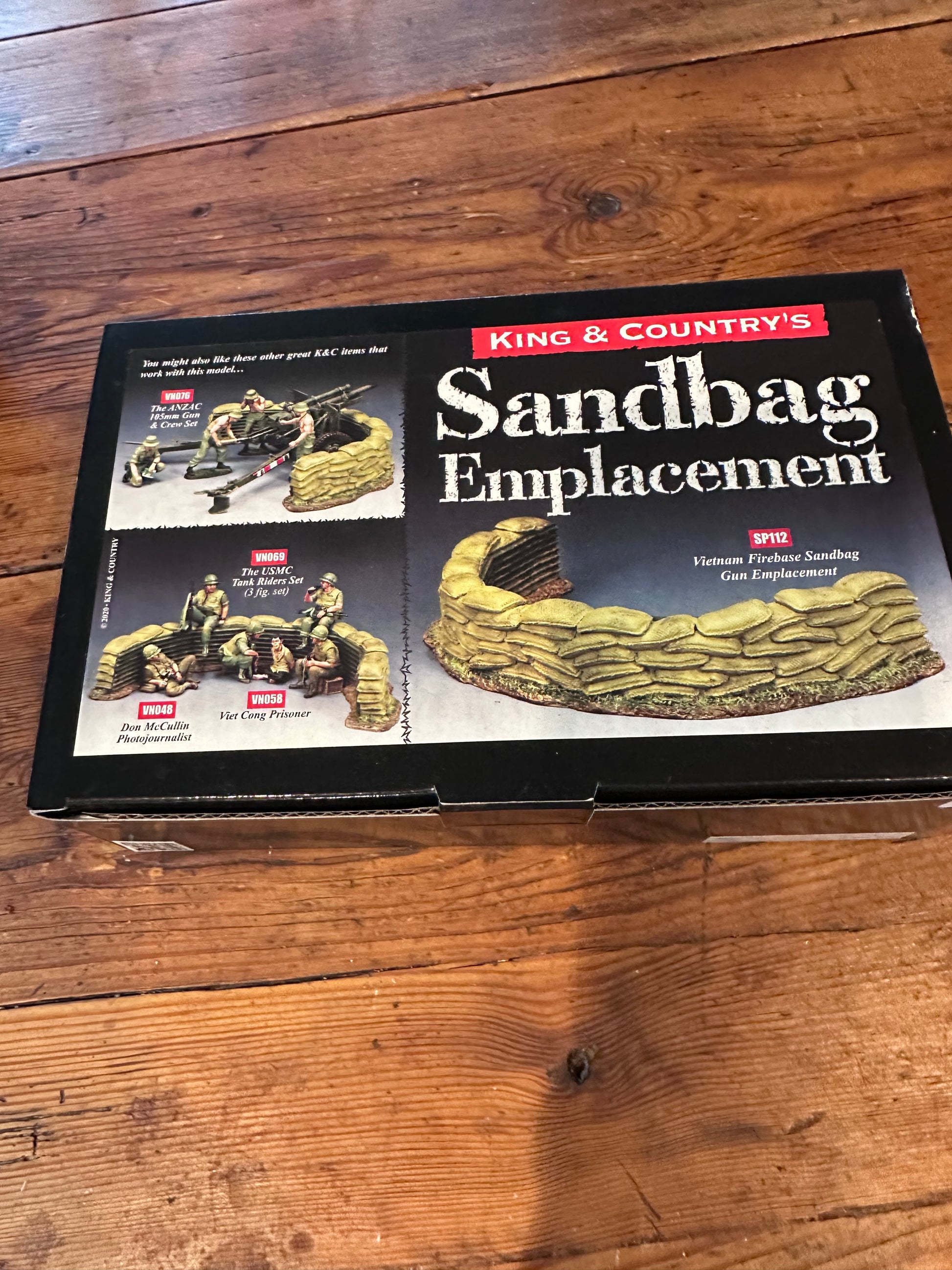 Packaging for Firebase Sand Bag Emplacement