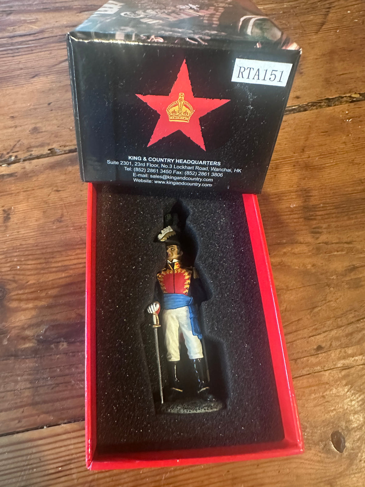 RTA51 General Santa Anna packaged in box.