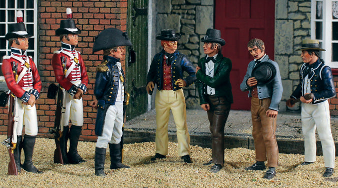 W. Britain marines and sailors diorama