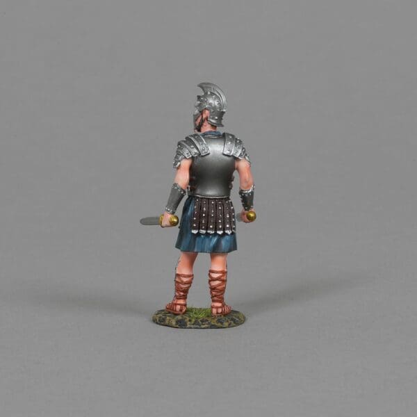 Collectible toy soldier miniature army men The Gladiator. He is ready for battle.