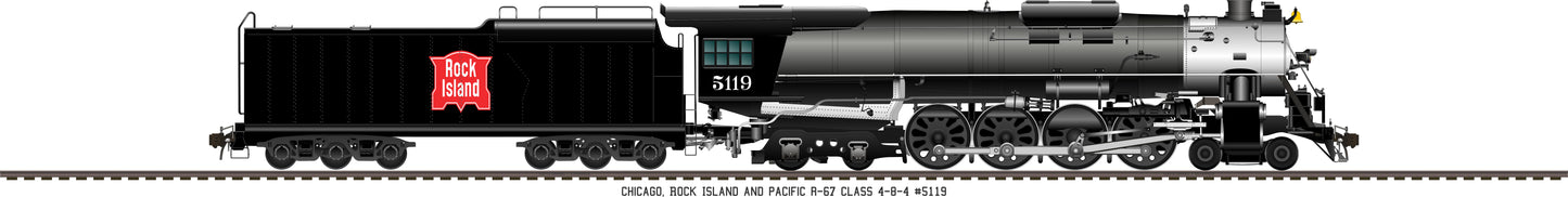 Wall art print Chicago, Rock Island & Pacific R-67 #5119.