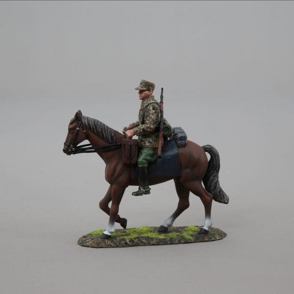 Collectible toy soldier miniature army men figurine SS Cavalry Trooper.