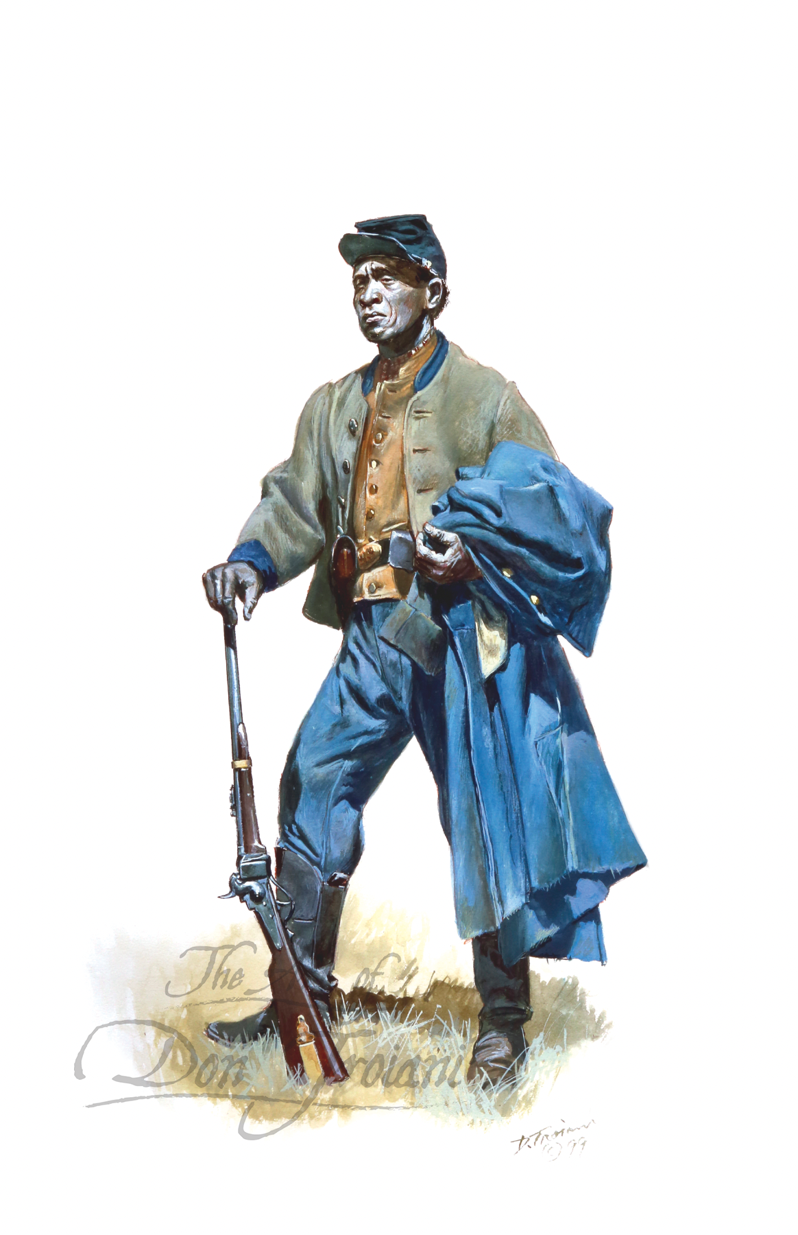 Armed Servant In The 4th Tennessee Cavalry, Confederate, 1863