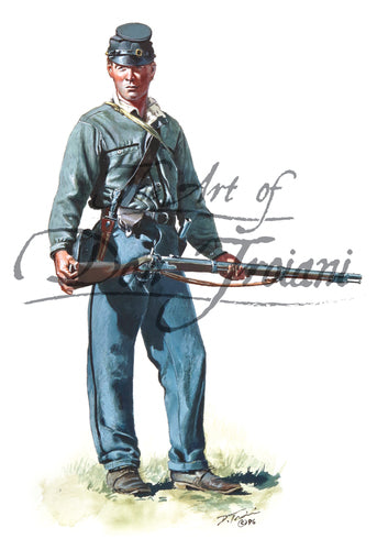 Don Troiani wall art print Liberty Hall Volunteers of the 4th Virginia Regiment.