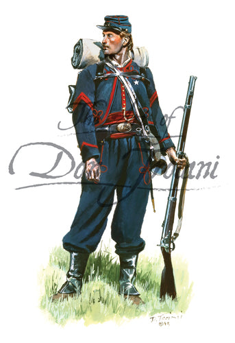 Don Troiani wall art print 33rd New Jersey Volunteers 2nd Zouaves.