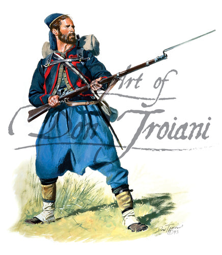 Don Troiani wall art print 76th Pennsylvania, Keystone Zouaves.