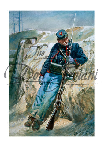 Don Troiani wall art print 95th Pennsylvania Vol. Gosline Zouaves. 