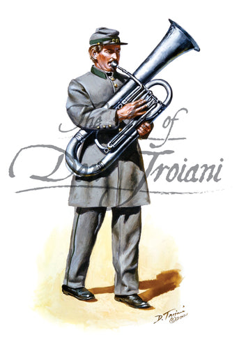 Don Troiani wall art print Irish Brigade Bandsman 1862-63.