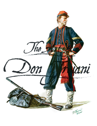 Don Troiani wall art print Salem Zouaves 8th Mass. Vols 1861.