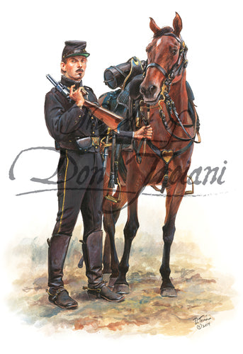 Don Troiani wall art print Fremont’s Body Guard, Pvt. Zagonyi’s Battalion 1861.
