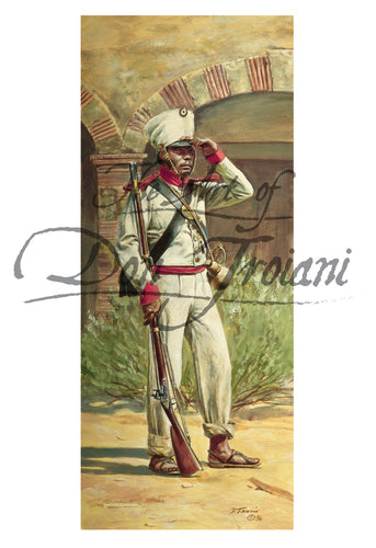 Don Troiani wall art print Mexican Soldier 56th Infantry 1836.