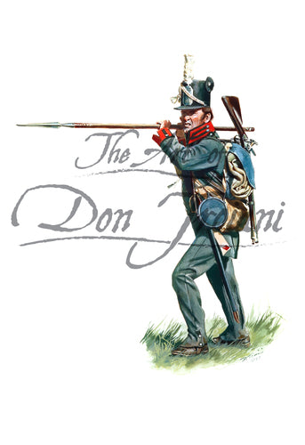 Don Troiani wall art print War of 1812: United States Infantry Private of the 15th Regiment 1812-13.
