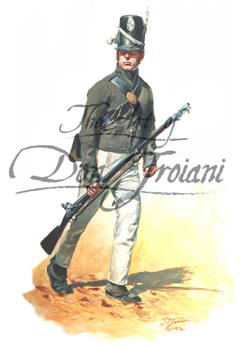 Don Troiani wall art print Private, U.S. Infantry Regular, Scott's Brigade.