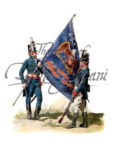 Don Troiani wall art print 25th U.S. Infantry.
