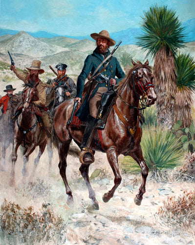 Don Troiani wall art print Hay's Regiment Mounted Texas Volunteers.