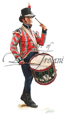 Don Troiani wall art print Royal Marine Drummer 1806-16.
