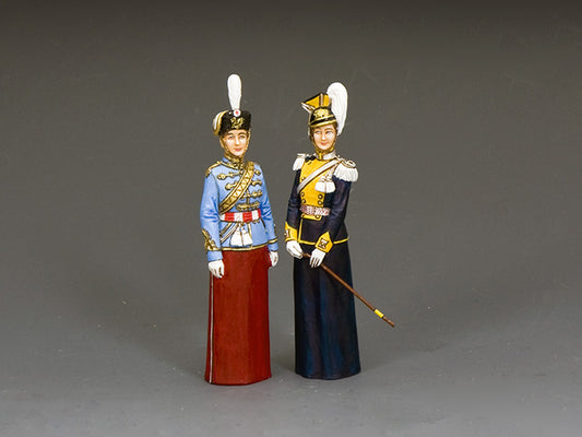 King & Country TR004 Grand Duchess Olga & Grand Duchess Tatiana in honorary regimental colonel uniforms, retired May 2026