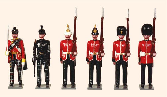 Collectible toy soldier army men Scottish Regiments 1895.