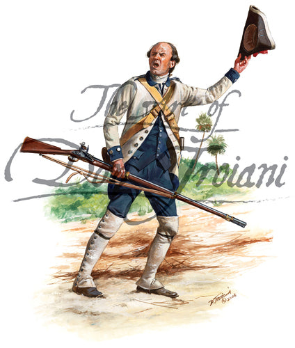 Don Troiani wall art print Private of Spanish Colonial Regiment of Louisiana.