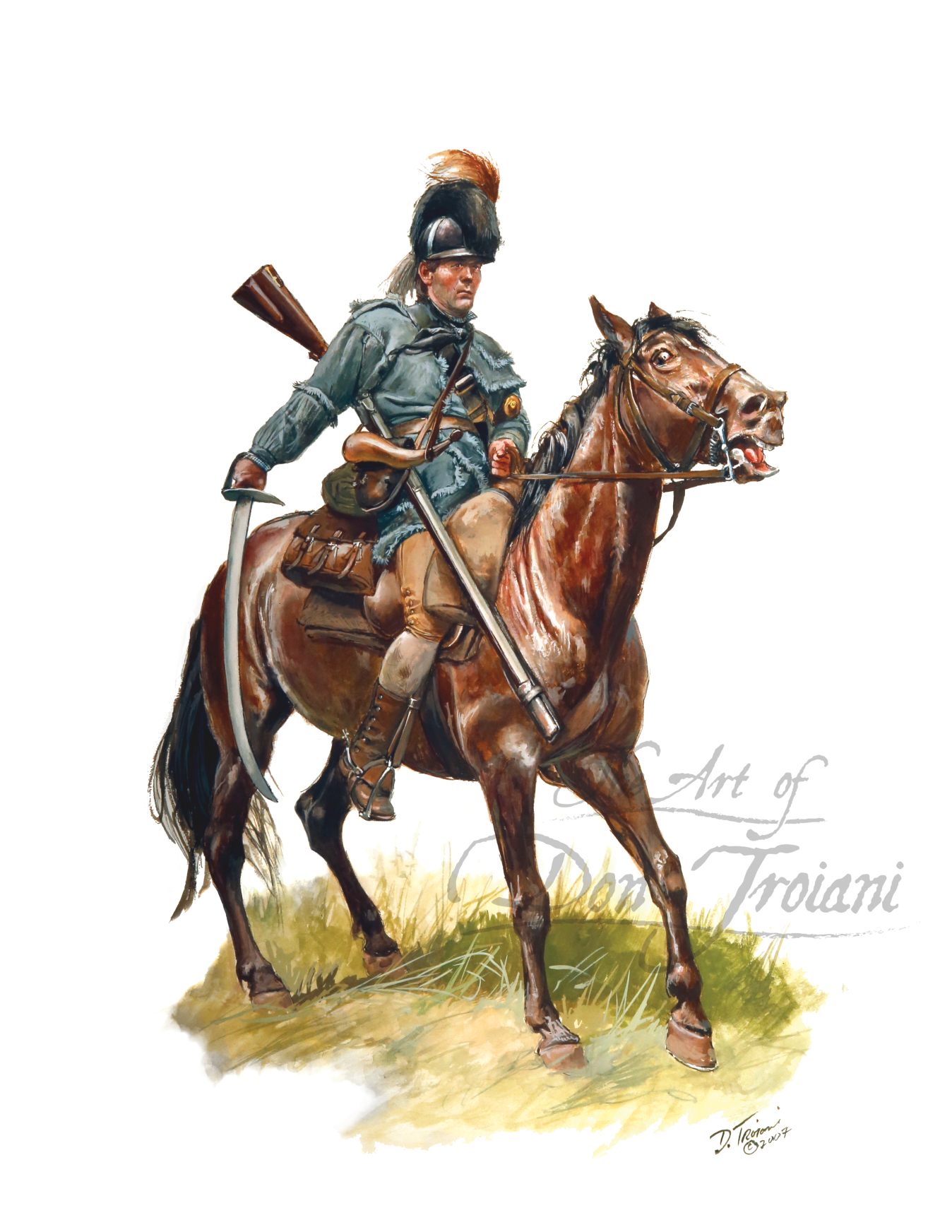 North Carolina Rifle Dragoon - The Art of Don Troiani | Breagans